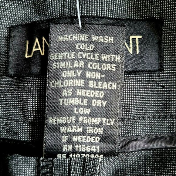 Lane Bryant Wide Leg Dress Pants Size 44 44X32 Pleated Straight Leg High Rise - Picture 9 of 10